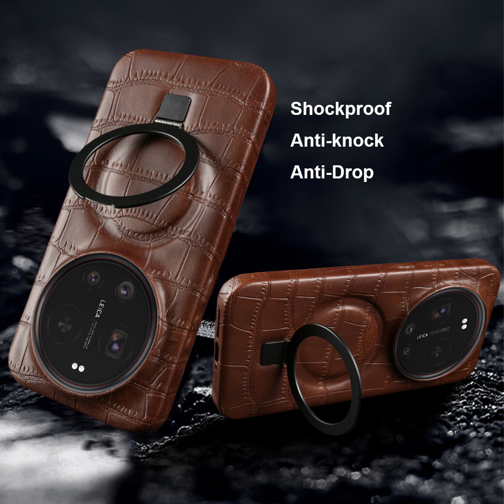 Taco Stand Holder - Magnetic Stand Holder Leather Phone Case