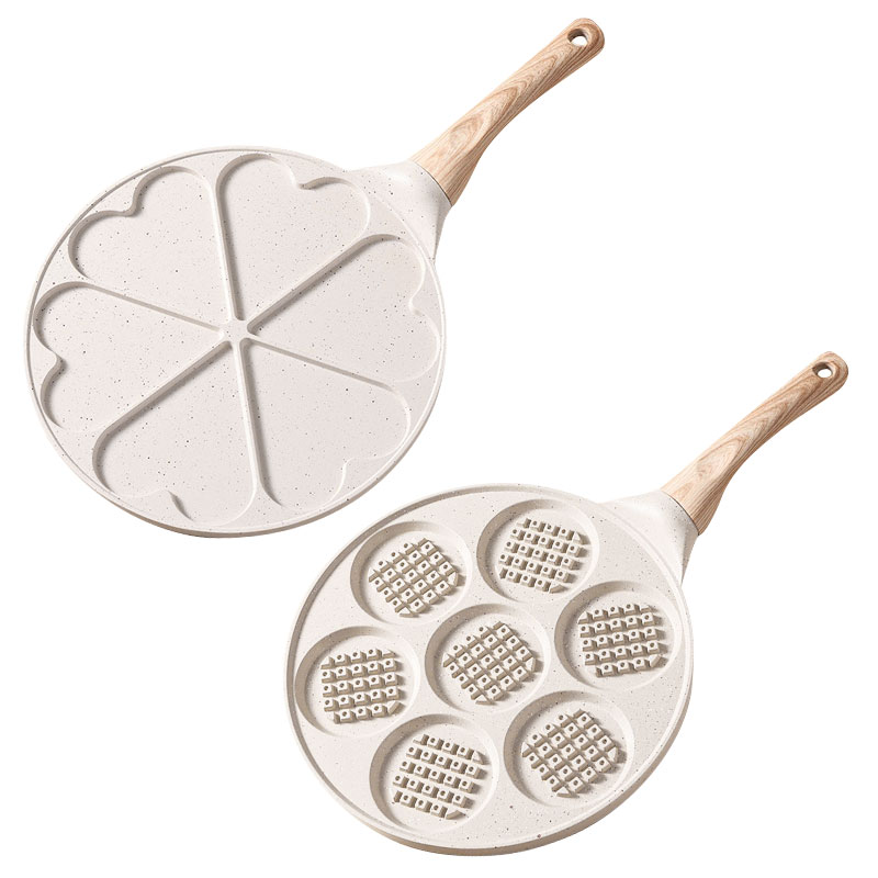Danish Pancake Pan - Nonstick Crepe Frying Pan Dosa Pan