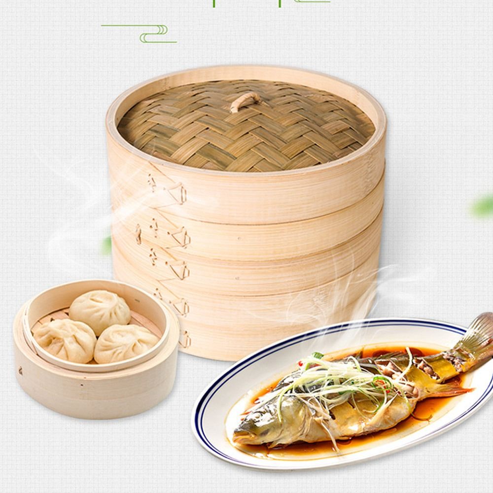 Chinese Steamer Bamboo Steamer - Bao Steamer Bamboo reseña y precio
