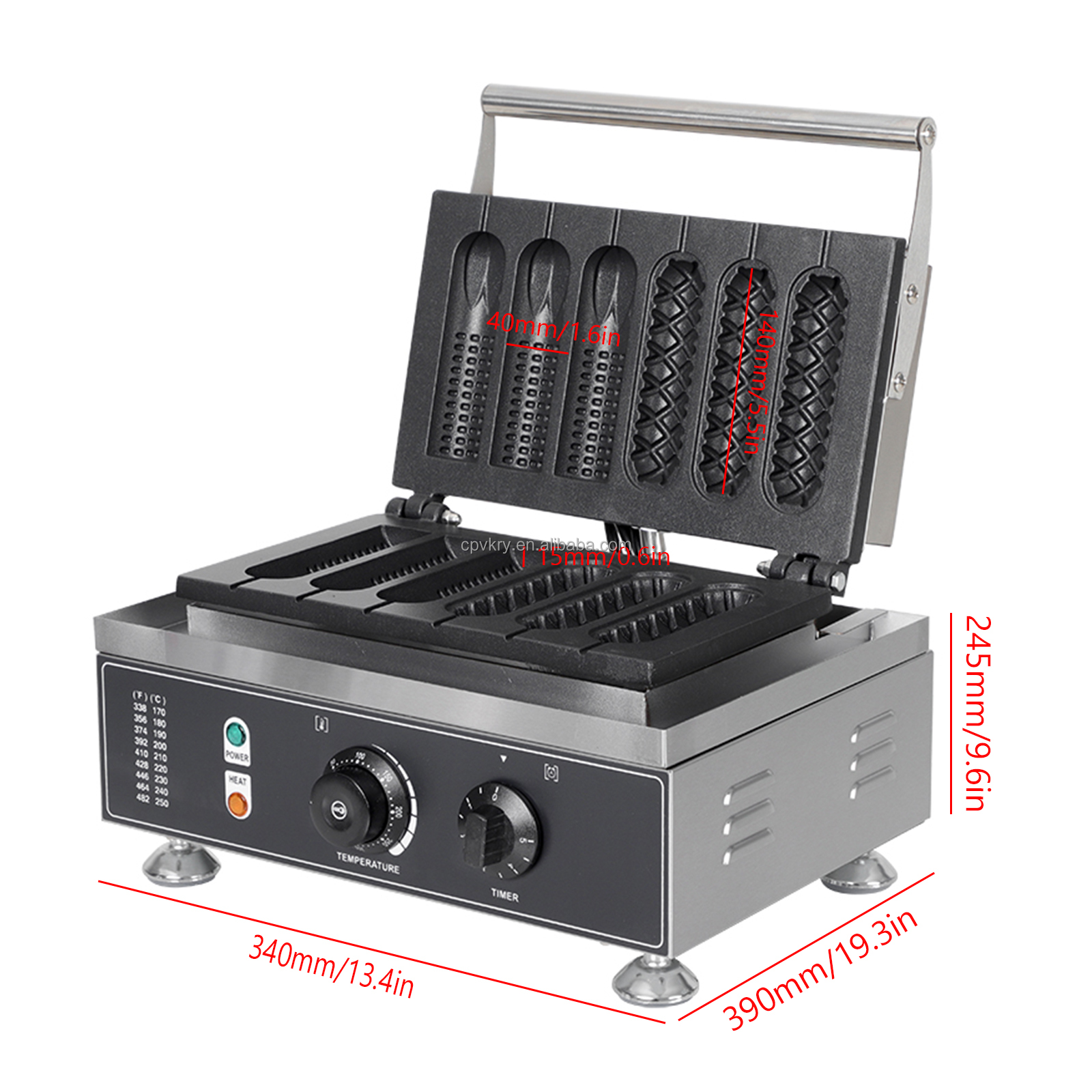 Electric 110/220V Hot Dog Waff - Corn Dog Stick reseña y precio