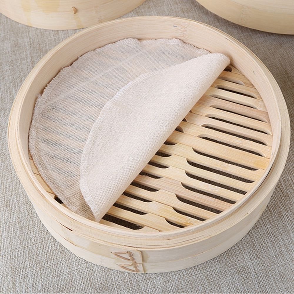 Steaming With Lid Cooking Tool - Bao Steamer Bamboo reseña y precio