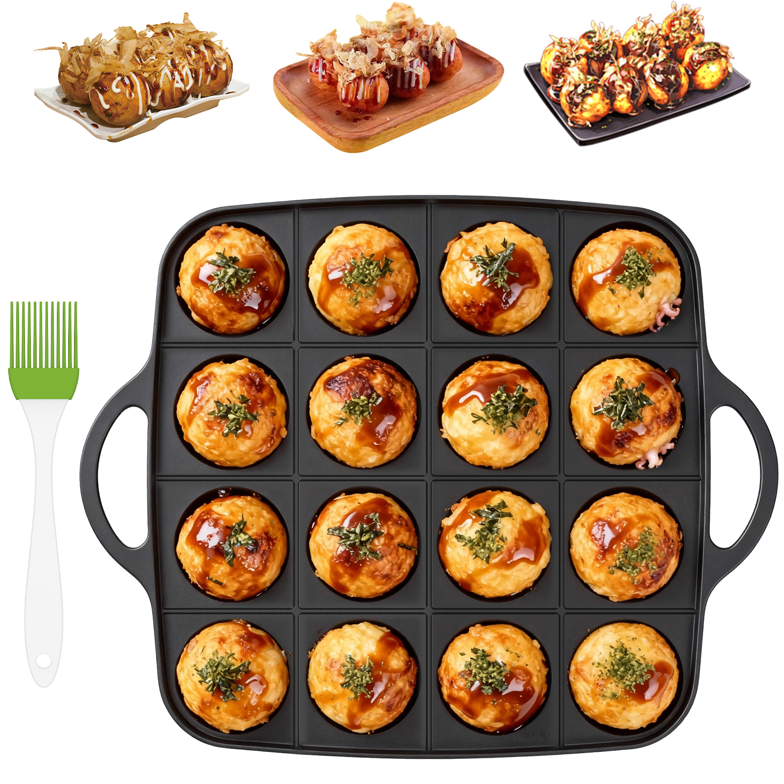 Takoyaki Pan Nonstick Japanese - Takoyaki Grill Plate reseña y precio