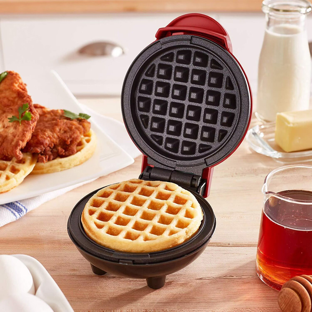 Mini Waffle Maker Bubble Egg C - Mini Pancake Griddle reseña y precio