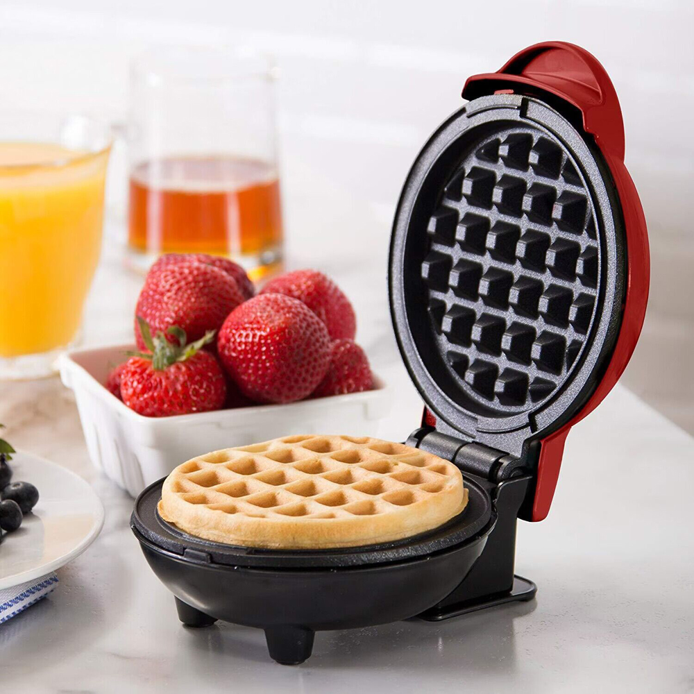 Mini Waffle Maker Bubble Egg C - Mini Pancake Griddle reseña y precio