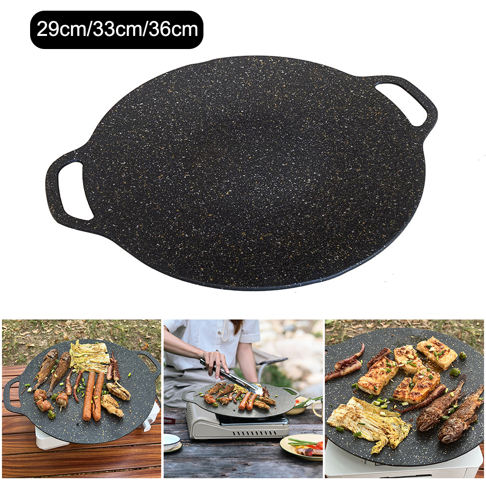 Grilling Pan Non-stick Oil Fry - Danish Pancake Pan reseña y precio