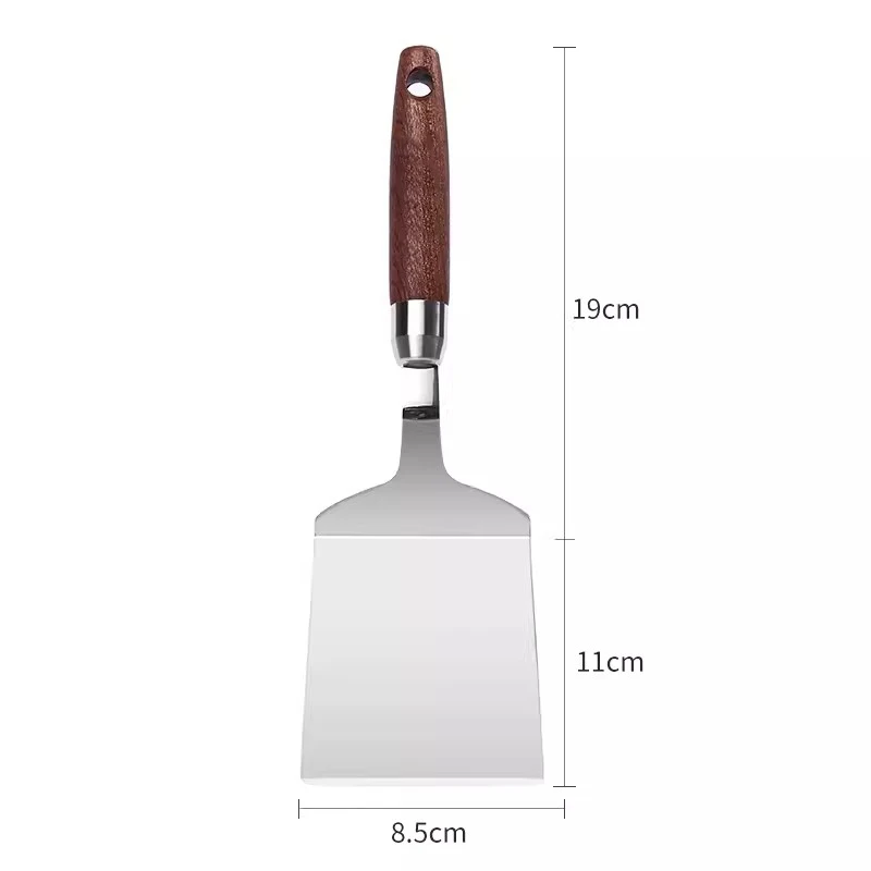 Stainless Steel Spatula with W - Okonomiyaki Spatula reseña y precio