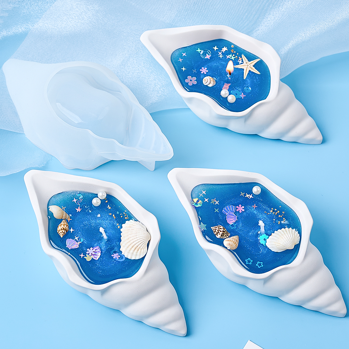 Conch Candle Jar Silicone Mold - Potsticker Mold reseña y precio