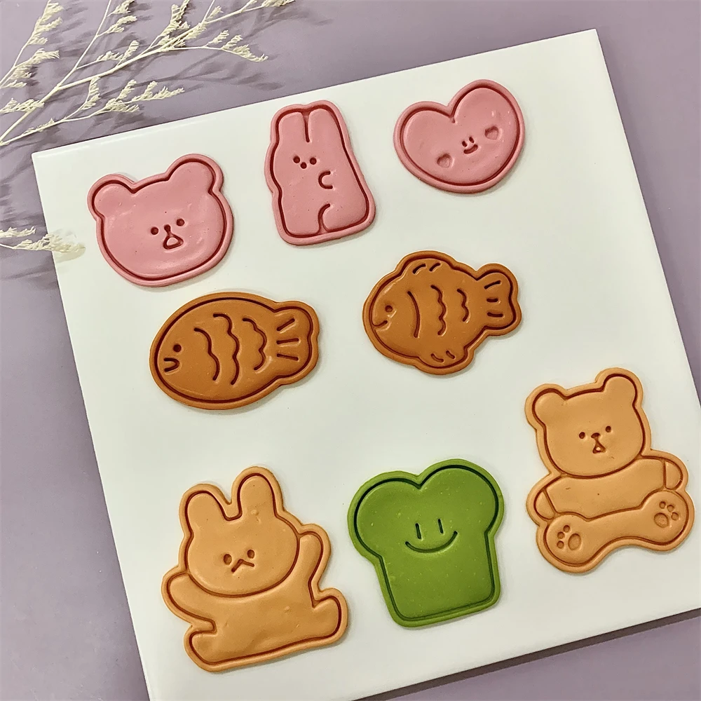 Cute Animal Cookie Embossing S - Bunny Cake Mold reseña y precio