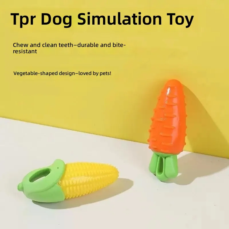 2026 TPR Dog Toy Carrot Corn S - Corn Dog Stick reseña y precio