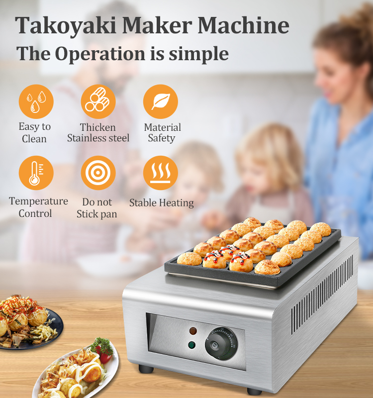 Commercial Big Power Electric  - Takoyaki Grill Plate reseña y precio