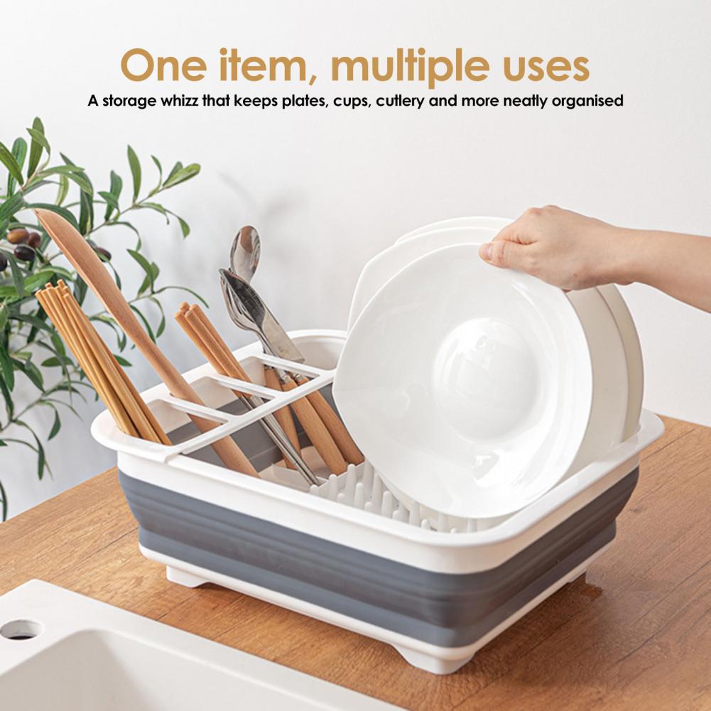 Foldable Dish Drying Rack with - Dim Sum Basket reseña y precio