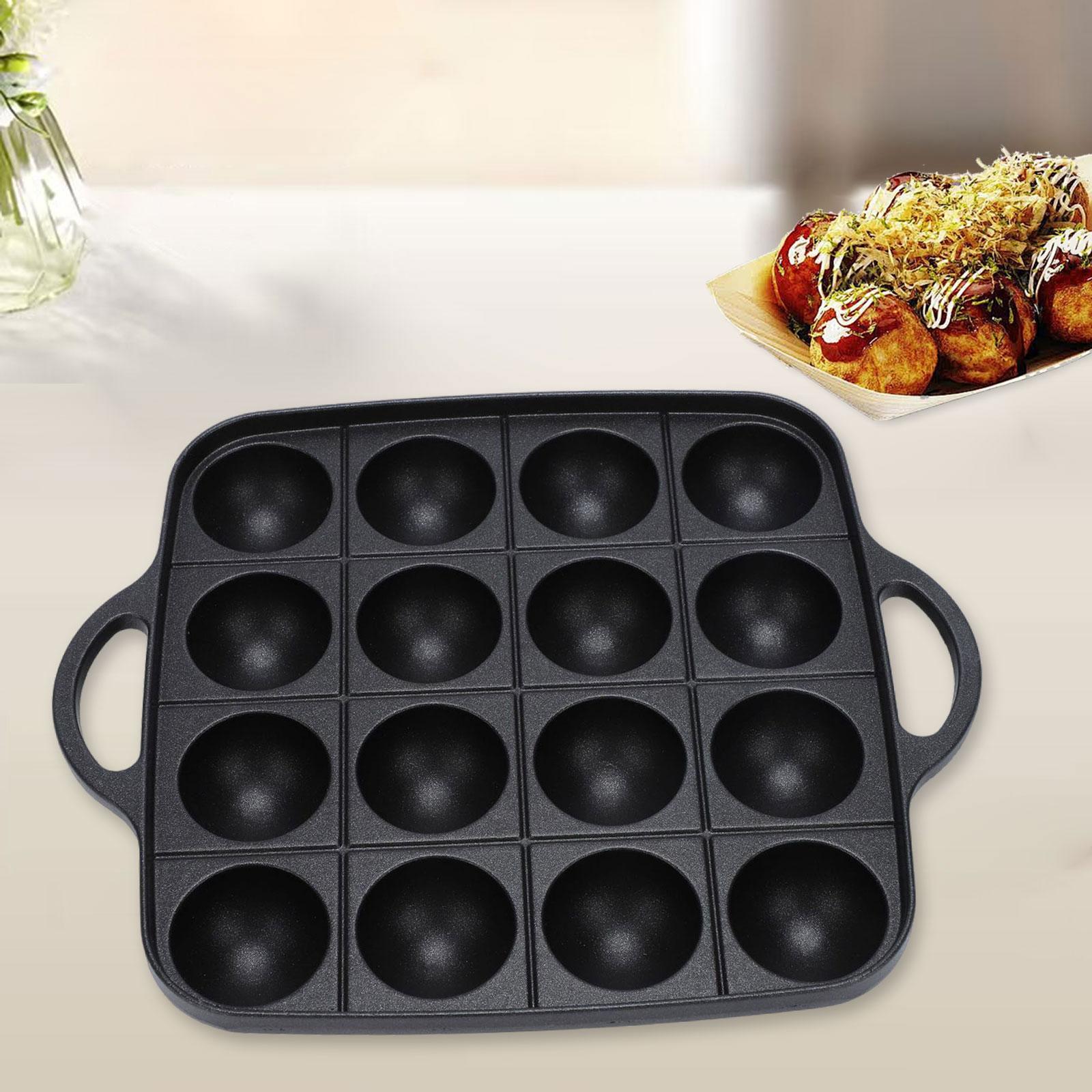 Takoyaki Grill Pan 16 Cavities - Takoyaki Grill Plate reseña y precio
