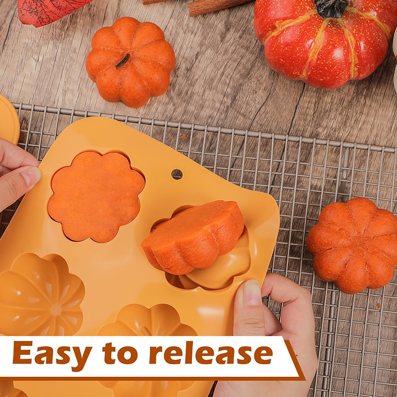 Pumpkin Cake Mold Silicone Pum - Donut Mold Silicone reseña y precio