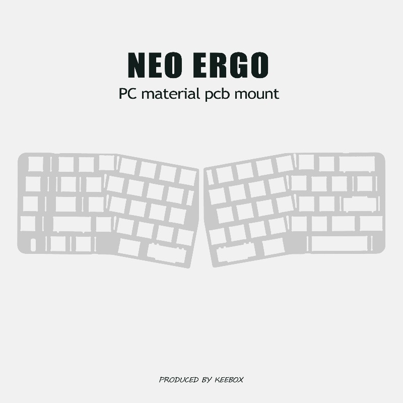 Neo Ergo Keyboard Positioning  - Crepe Pan Carbon reseña y precio