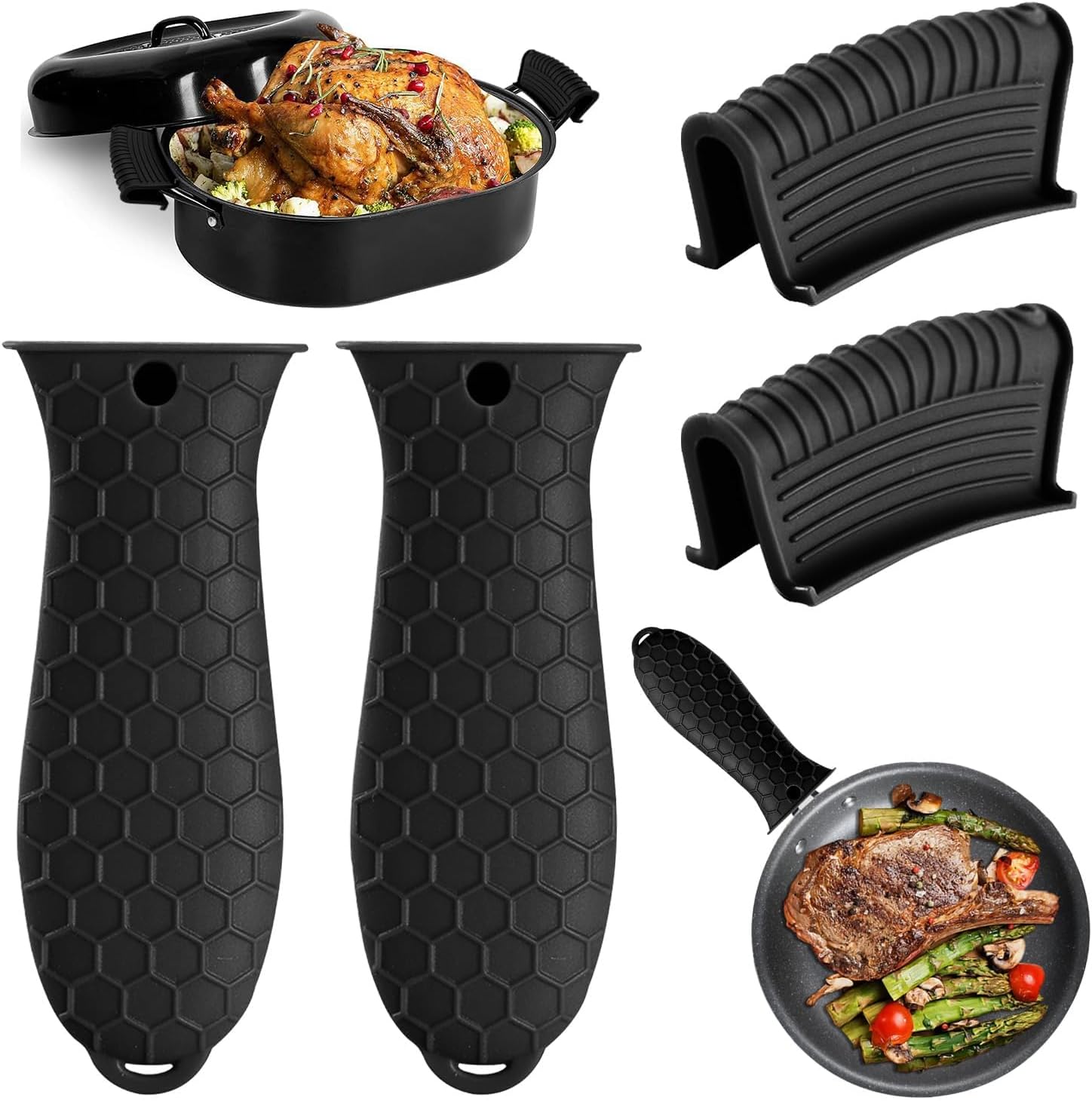 Silicone Heat-Resistant Handle - Cast Iron Corn reseña y precio