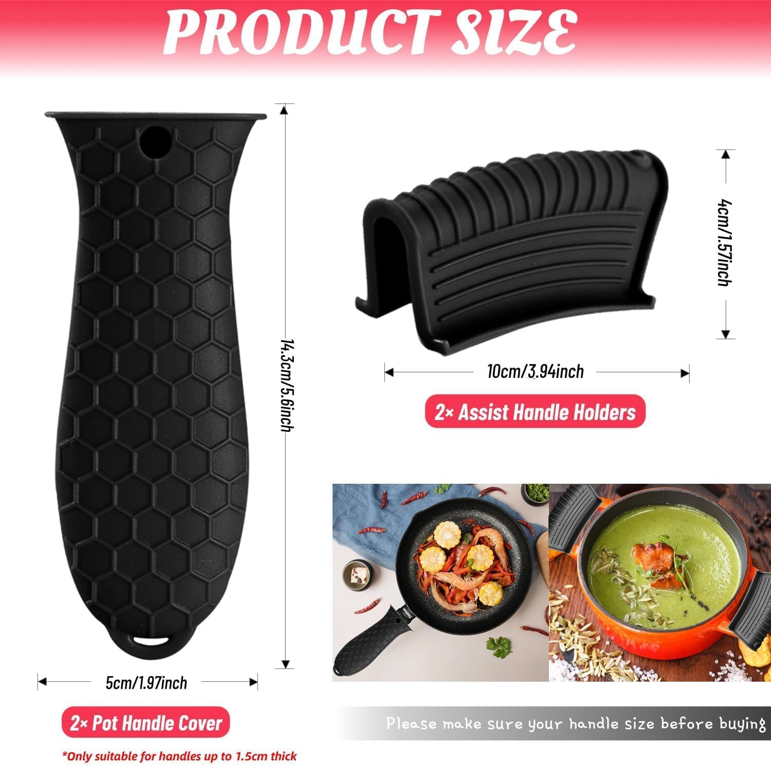 Silicone Heat-Resistant Handle - Cast Iron Corn reseña y precio