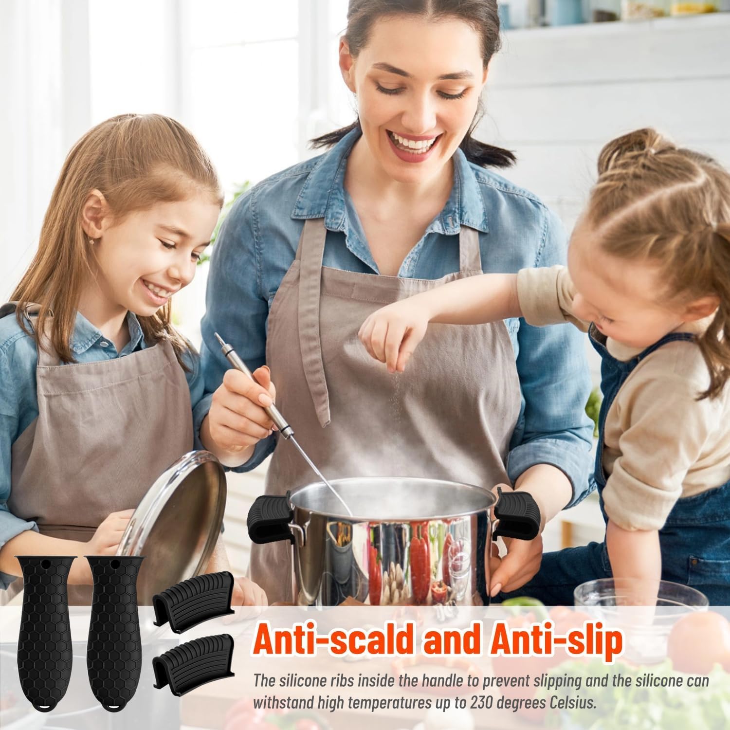 Silicone Heat-Resistant Handle - Cast Iron Corn reseña y precio