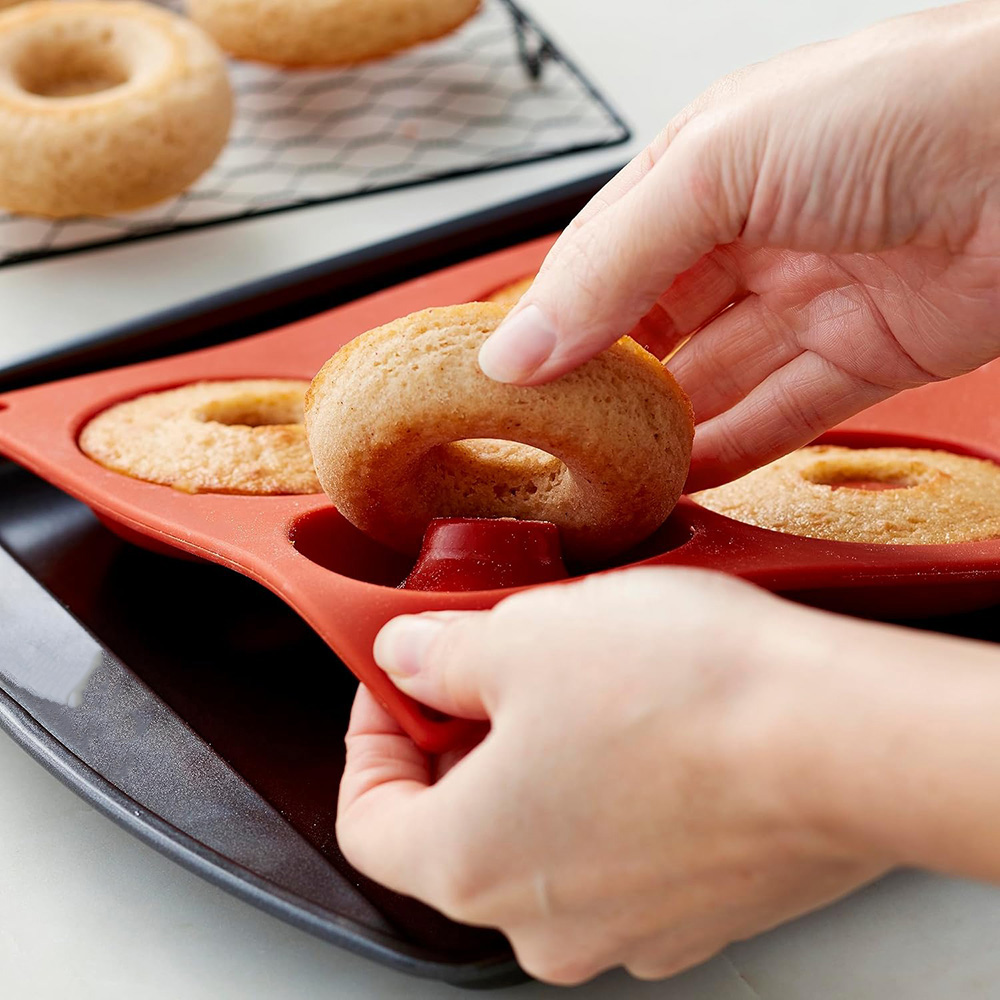 Donut Pan Silicone Baking Mold - Donut Mold Silicone reseña y precio
