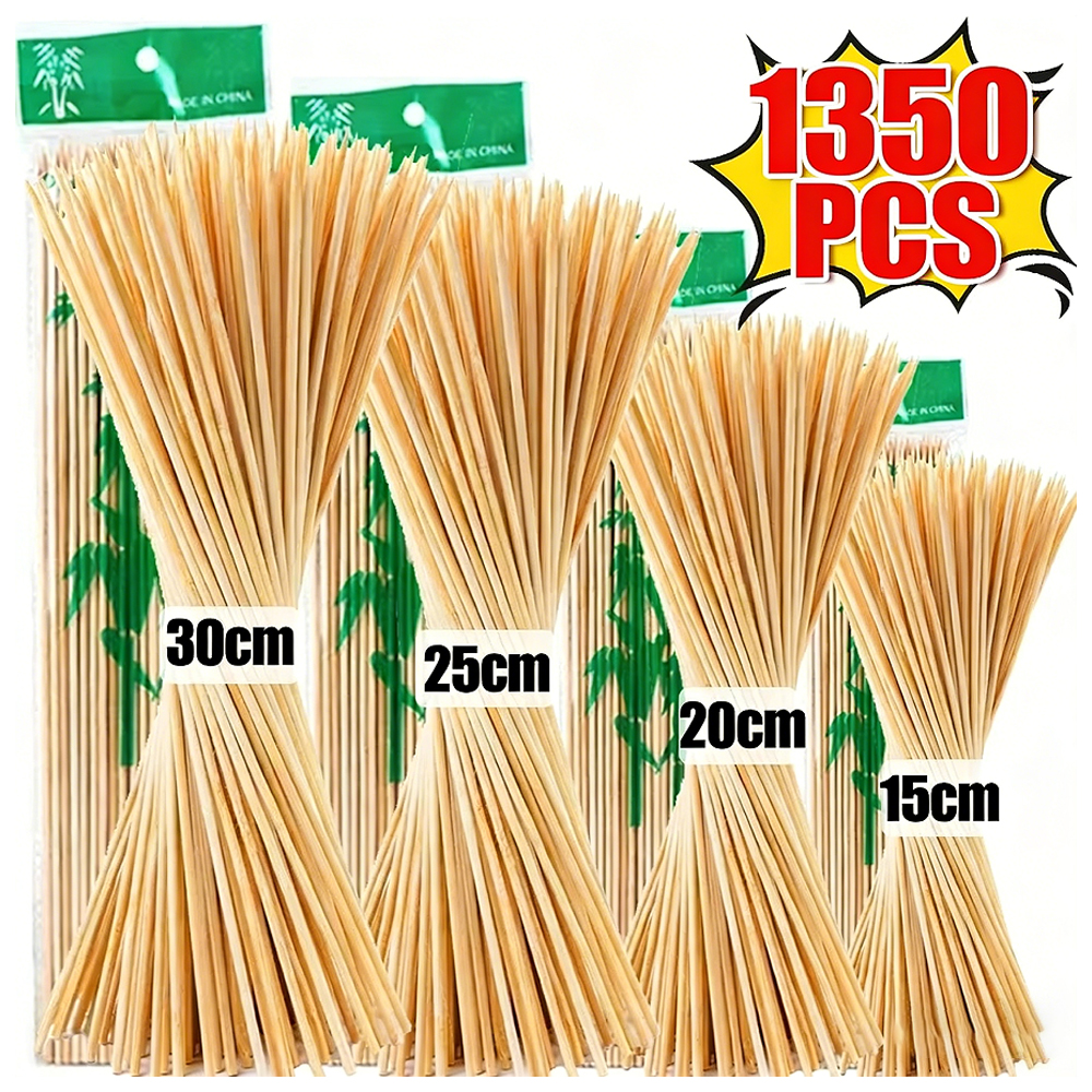 1350/90Pcs Natural BBQ Skewers - Corn Dog Stick reseña y precio