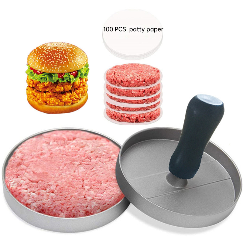 Burger Press Patty Maker Stain - Hot Dog Press reseña y precio