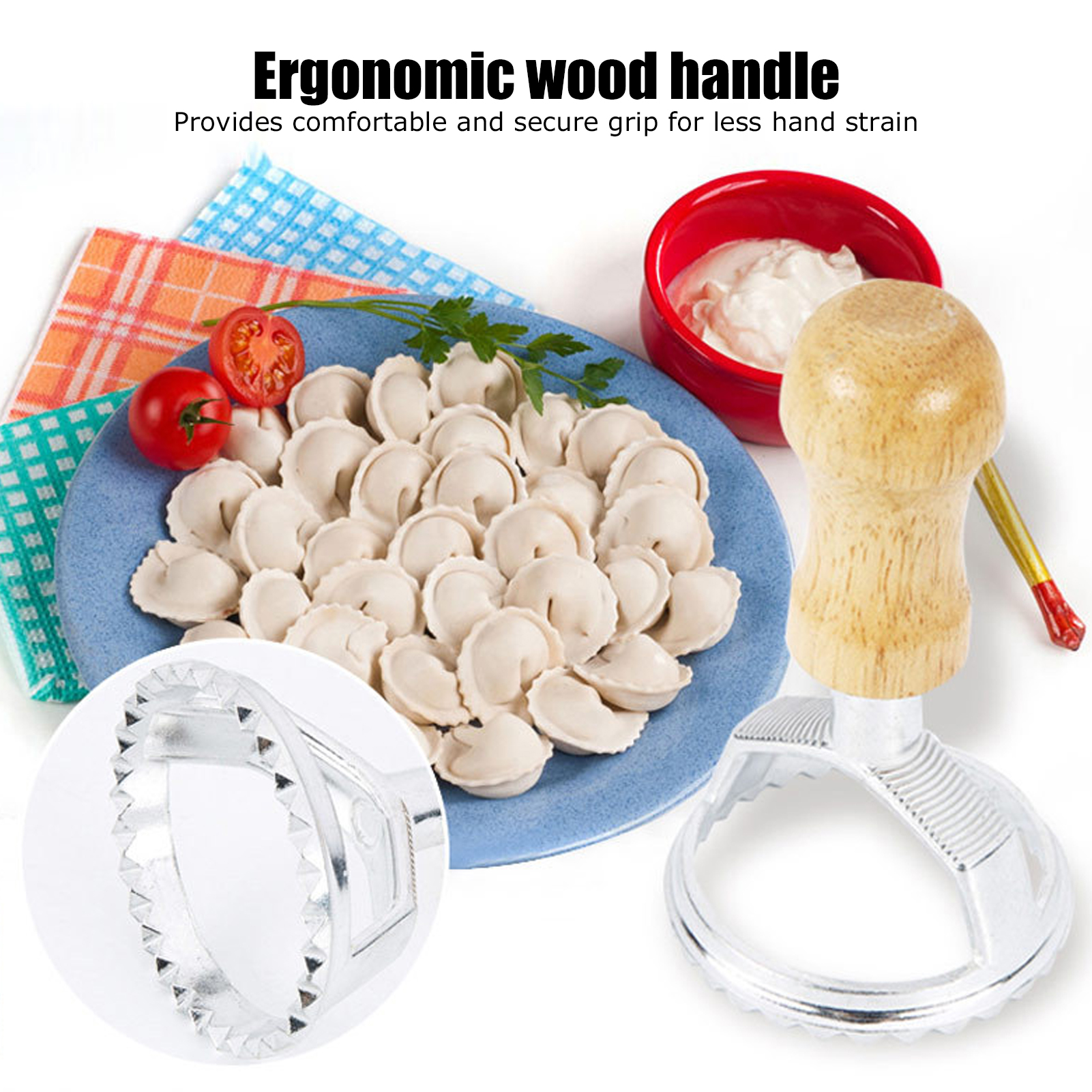 Dumpling Maker, Pastry Press M - Dumpling Press Set reseña y precio
