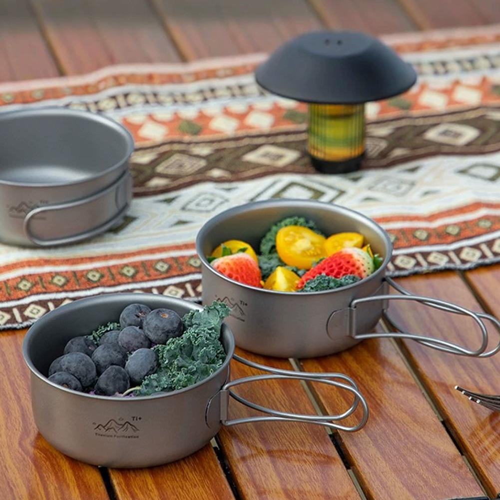 Compact Titanium Alloy Camping - Dim Sum Basket reseña y precio
