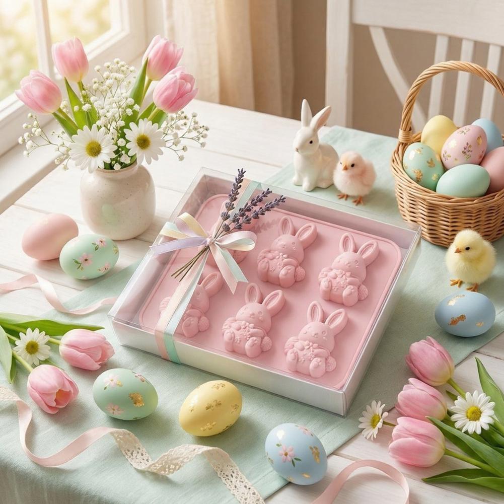 Easter Ice Tray Mold Easter Bu - Bunny Cake Mold reseña y precio