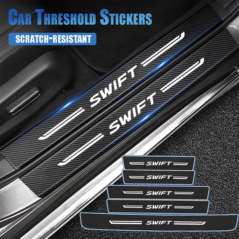 Car Front Rear Door Threshold  - Crepe Pan Carbon reseña y precio