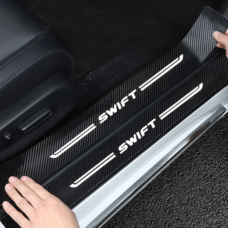 Car Front Rear Door Threshold  - Crepe Pan Carbon reseña y precio