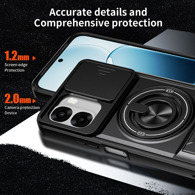 Armor Phone Case For Oppo A6x  - Taco Stand Holder reseña y precio