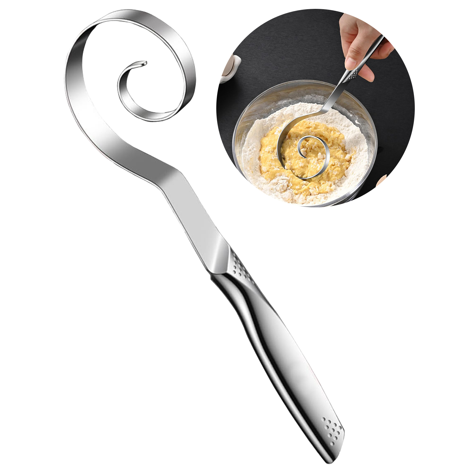 Danish Dough Whisk Stainless S - Danish Pancake Pan reseña y precio