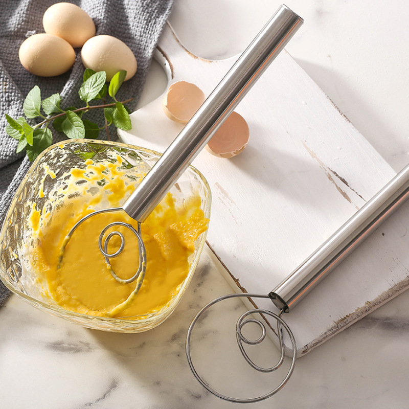 Danish Dough Whisk - Stainless - Danish Pancake Pan reseña y precio