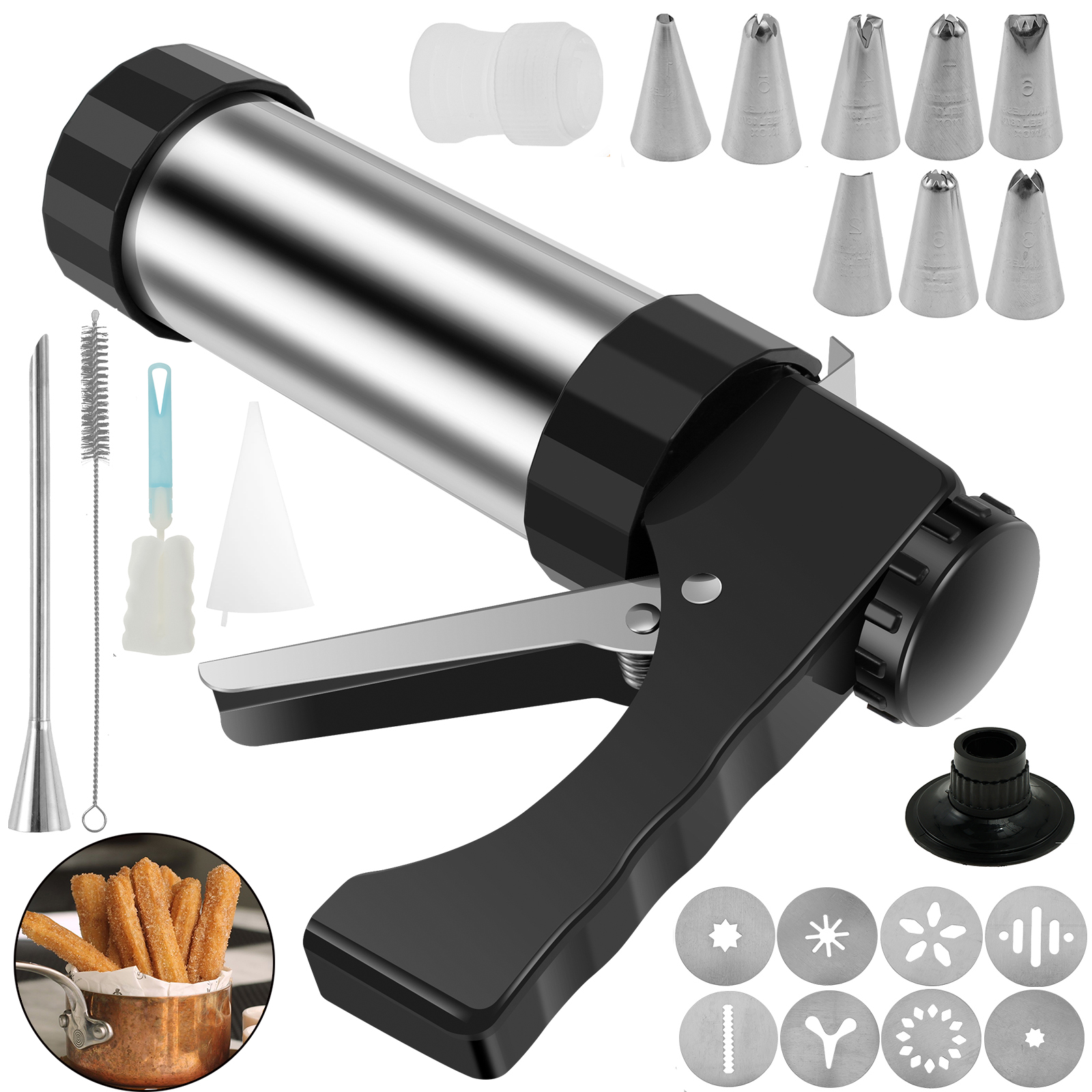 Diy Churro Maker Machine And C - Churros Maker Gun reseña y precio