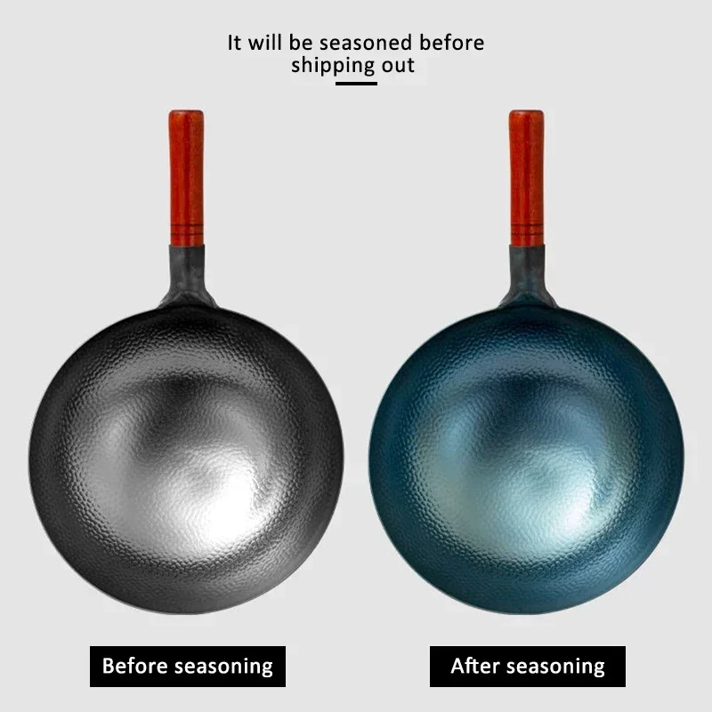 Traditional Handmade Iron Wok  - Cast Iron Corn reseña y precio