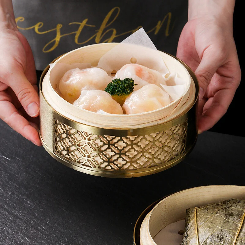 Chinese Bamboo Dimsum Lid Dump - Bao Steamer Bamboo reseña y precio