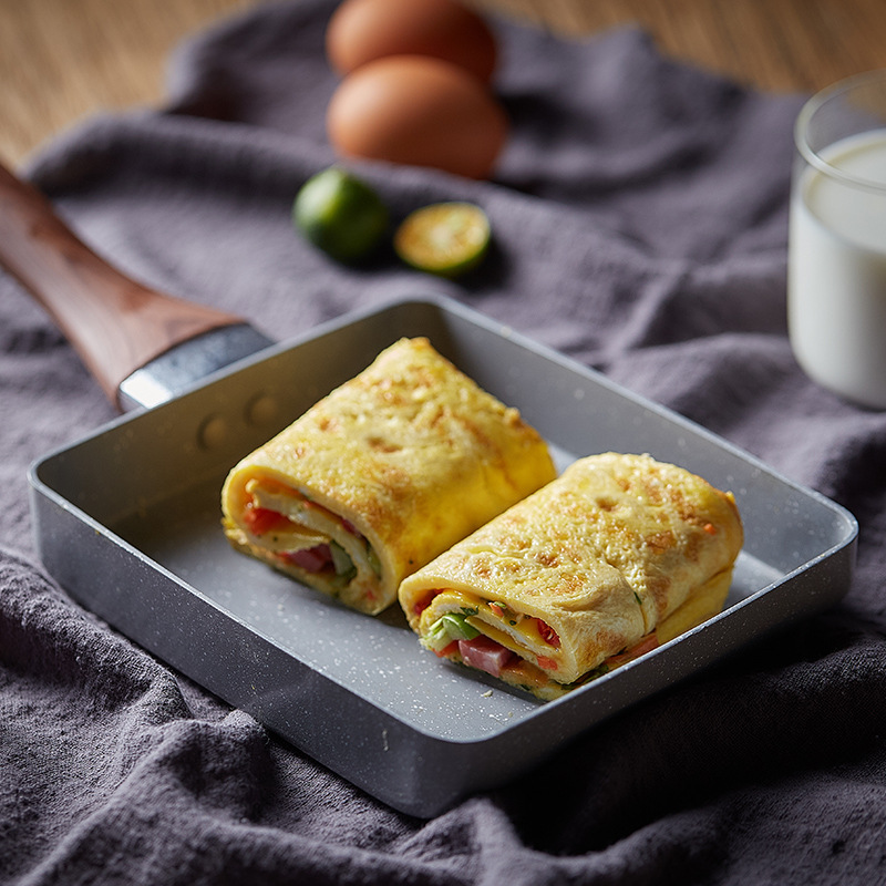 Frying Pan Tamagoyaki Omelette - Mini Pancake Griddle reseña y precio