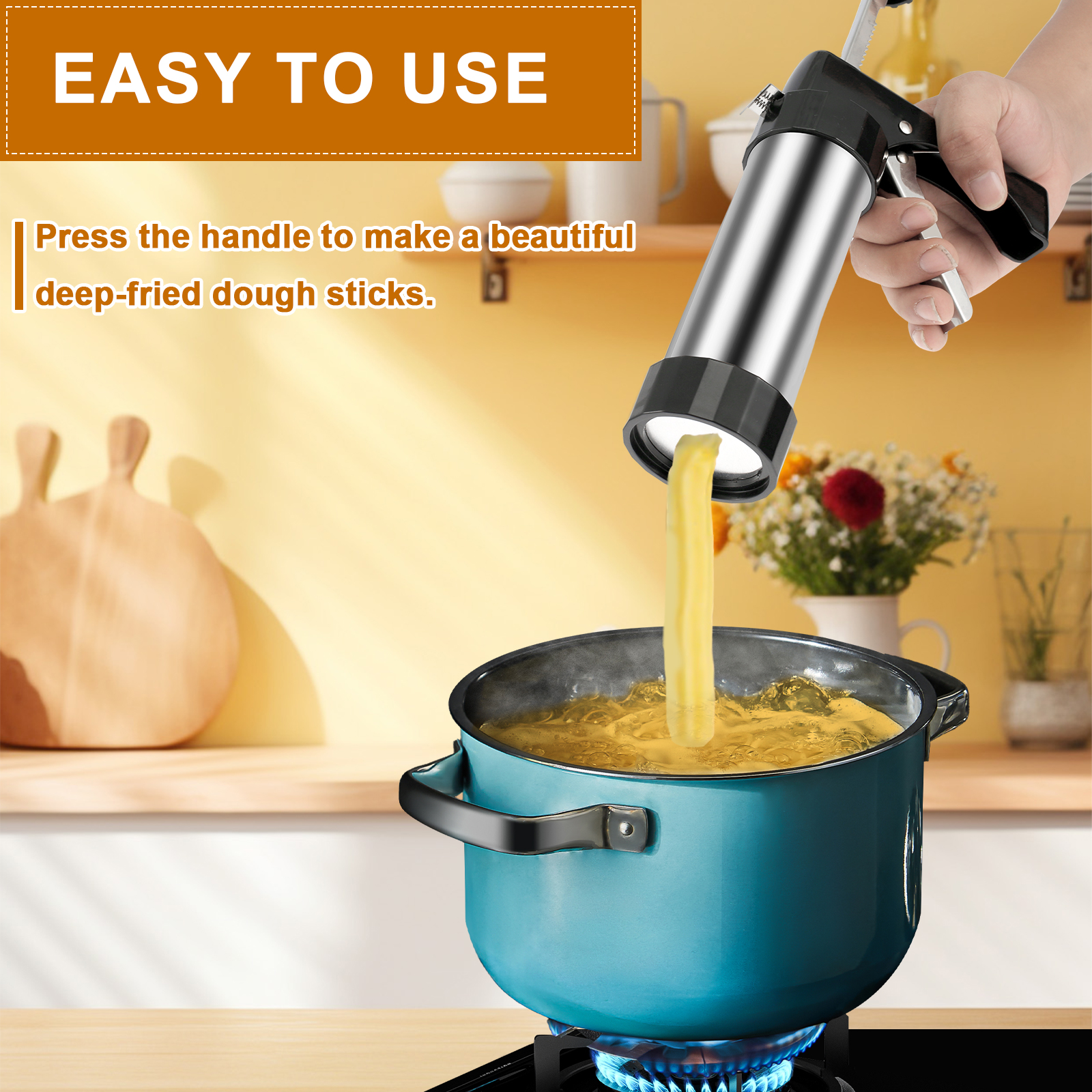 Churro Maker Machine Cookie Pr - Churros Maker Gun reseña y precio