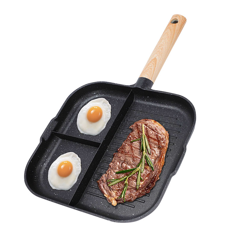 3 in 1 Frying Pan Aluminum All - Egg Waffle Pan reseña y precio