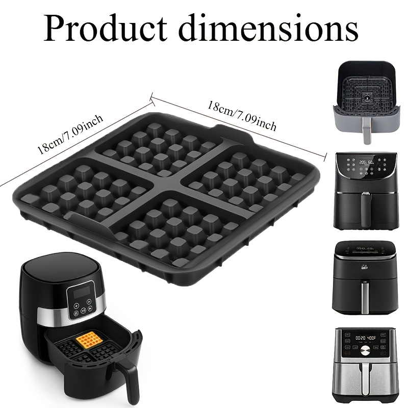 Square Waffle Mold, Non-Stick  - Egg Waffle Pan reseña y precio