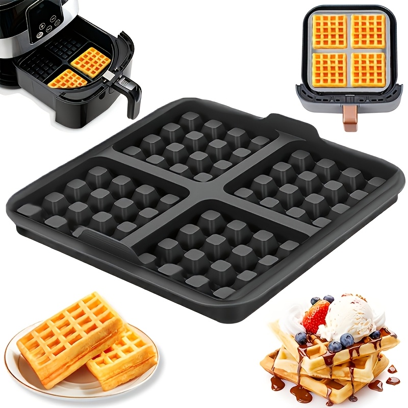 Square Waffle Mold, Non-Stick  - Egg Waffle Pan reseña y precio