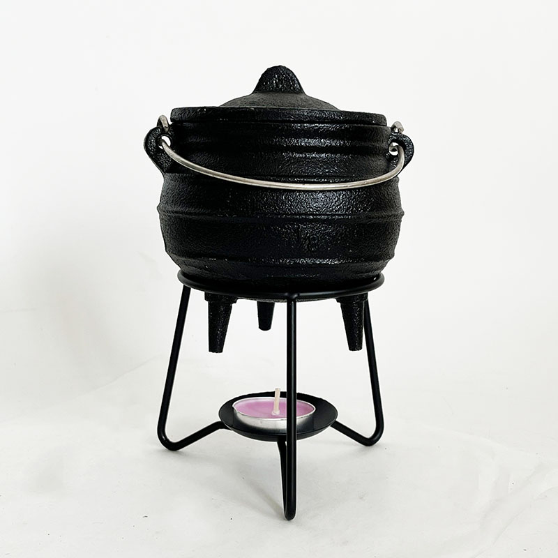 Medium 1/8# Cast Iron Cauldron - Cast Iron Corn reseña y precio