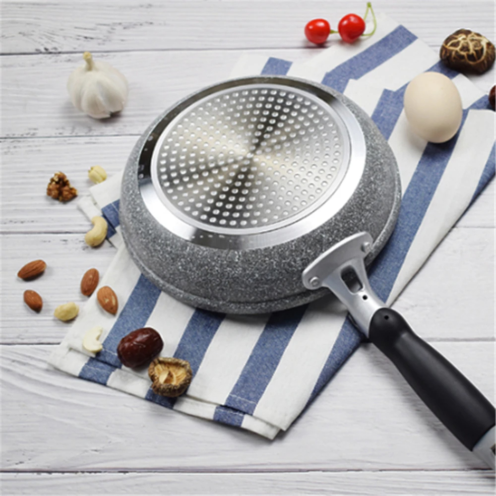 Durable Stone Frying Pan28/26/ - Egg Waffle Pan reseña y precio