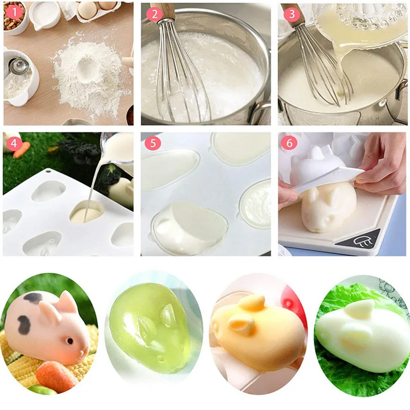 Silicone 3D Bunny Rabbit Cake  - Bunny Cake Mold reseña y precio