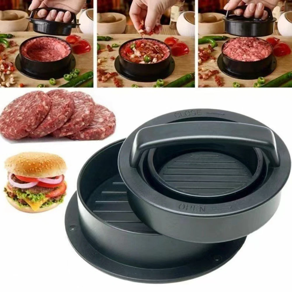 Round Hamburger Burger Press B - Hot Dog Press reseña y precio