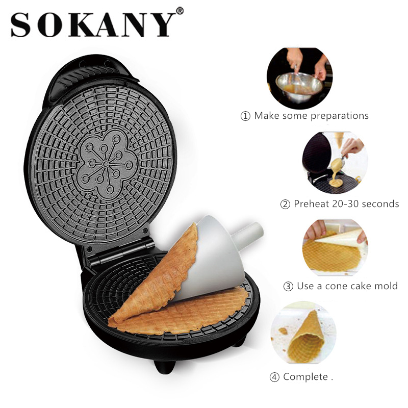 Electric Crispy Egg Roll Maker - Waffle Cone Maker reseña y precio