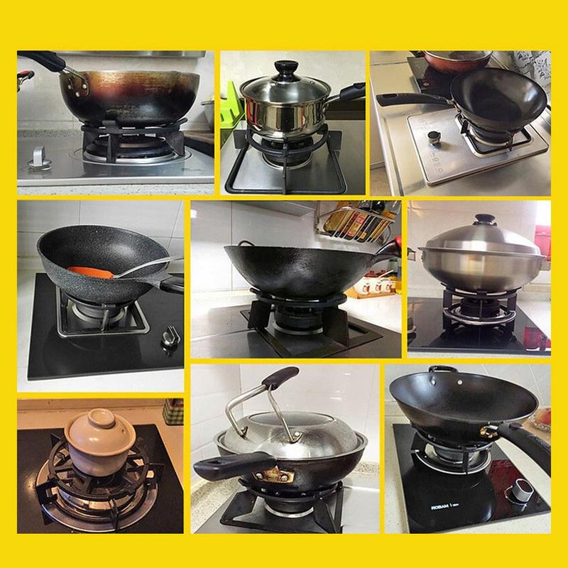 Wok Stand For Electric Stove C - Cast Iron Corn reseña y precio
