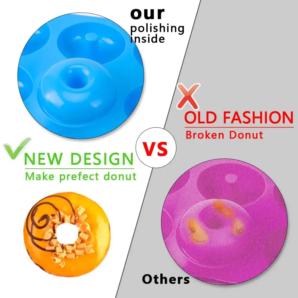 1/2pcs Silicone Muffins Donut  - Donut Mold Silicone reseña y precio