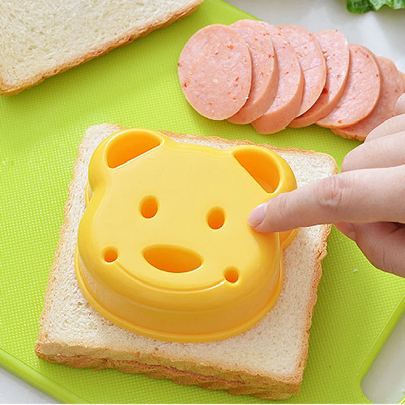 2pcs Sandwich Mould Bear Cat R - Bunny Cake Mold reseña y precio