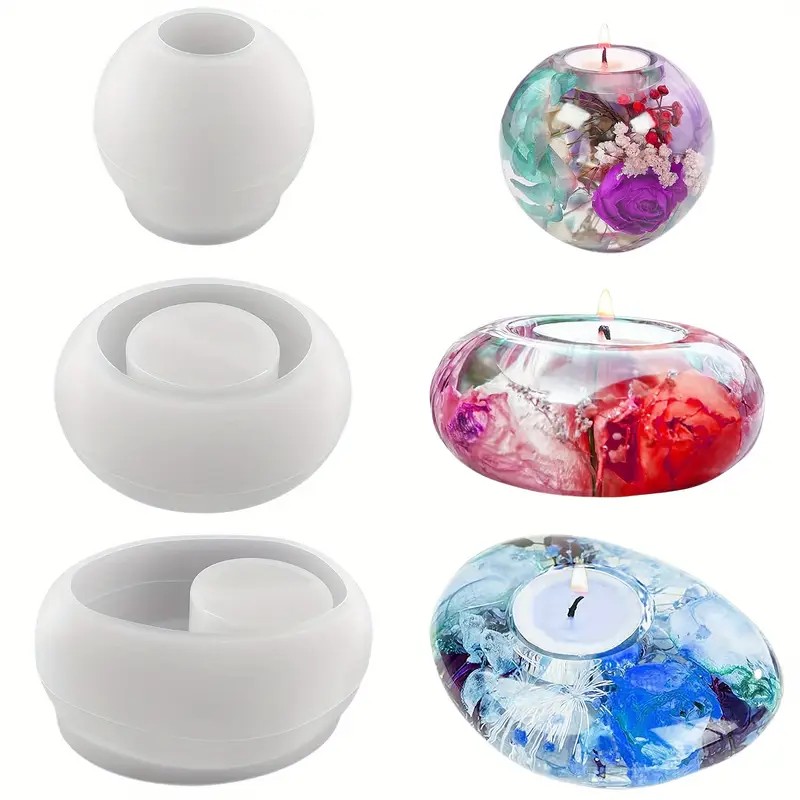 Tealight Candle Holder Resin S - Potsticker Mold reseña y precio