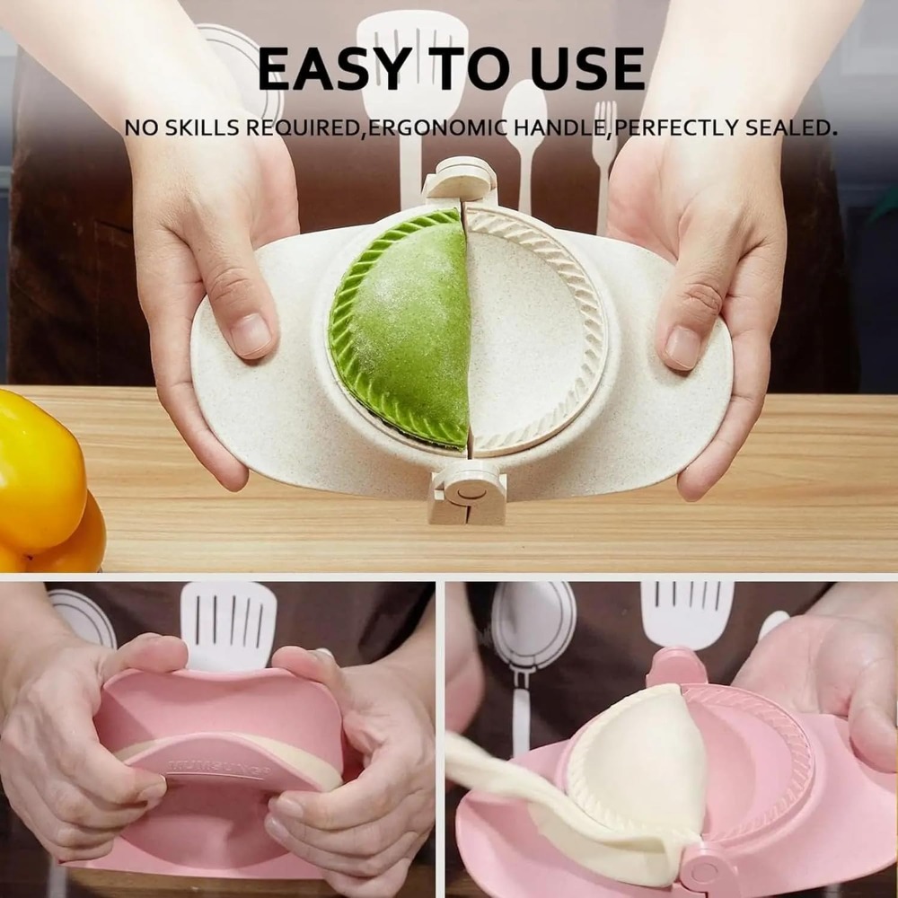 Dumpling Maker Set with Dough  - Dumpling Press Set reseña y precio
